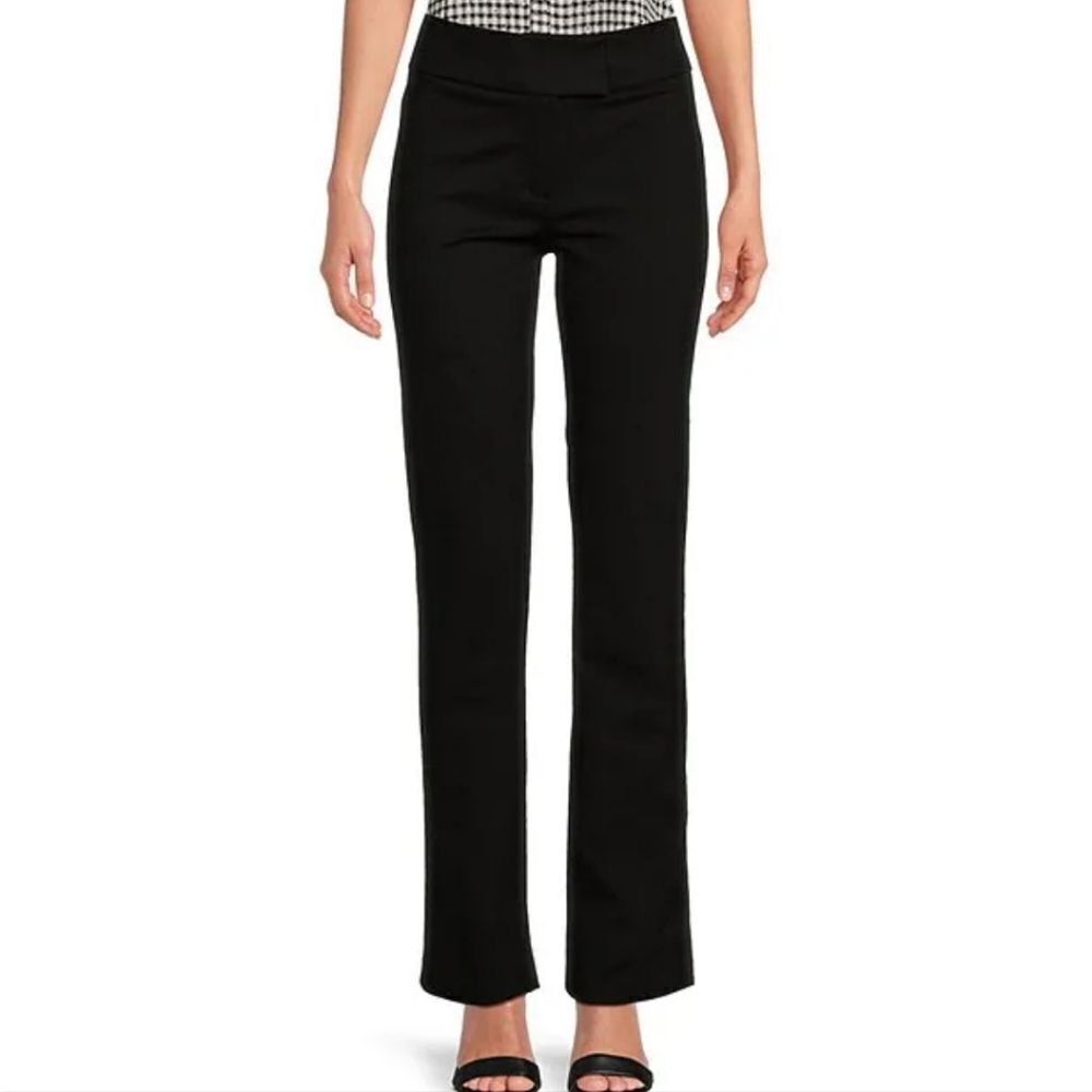 NWT Cece 6 Essentials Black Ponte‎ knit pants